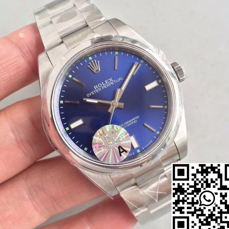 Factory Rolex UrbanChic Blue Oyster 1283 Perpetual Dial 114300 JF 39 0729